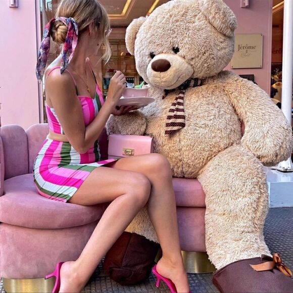 ZARA STRIPED MINI SKIRT - Picture 12 of 15